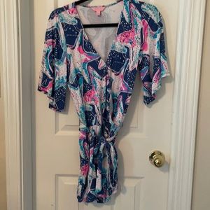 EUC lilly pulitzer romper size small